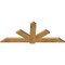 Ekena Millwork Kennewick Rough Sawn Timber Gable Bracket, Western Red Cedar, 72"W x 30"H x 2"D x 6"F, 10/12 Pitch GBW072X30X0206KEN00RWR - alternate 5